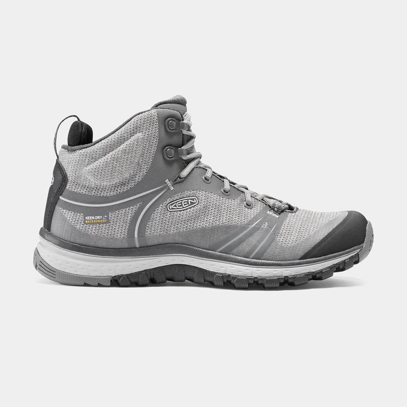 Cheap Keen Terradora Waterproof Mid Womens Hiking Boots Grey NZ (3815-TAQXM)